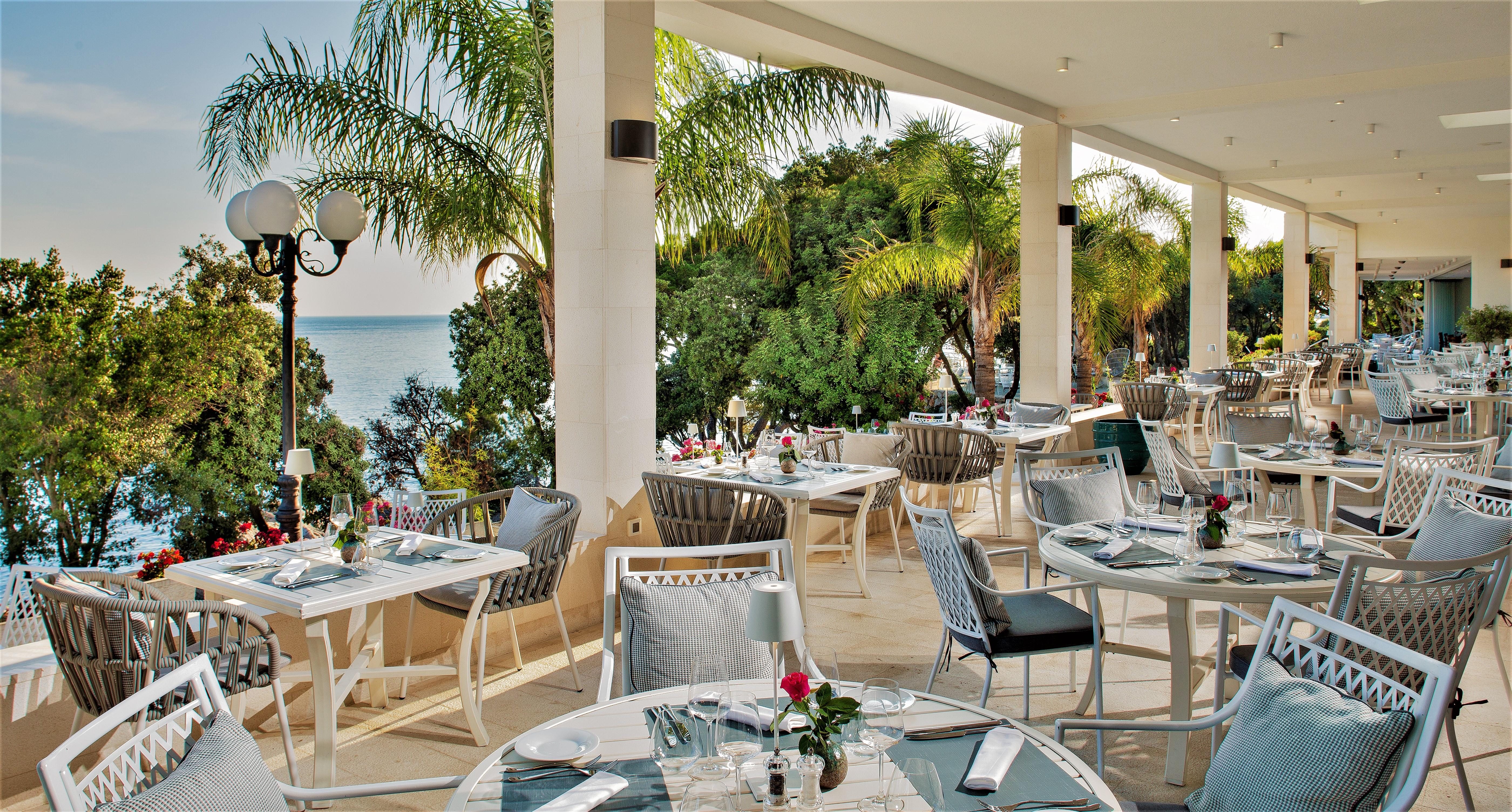 皇家公主酒店 杜布罗夫尼克 外观 照片 The restaurant at the hotel