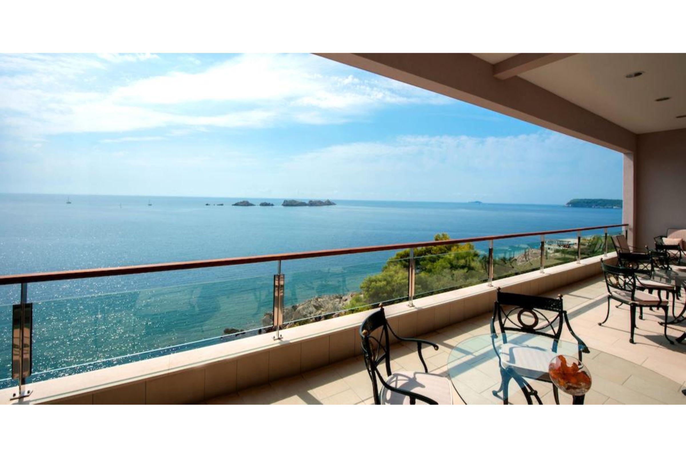皇家公主酒店 杜布罗夫尼克 外观 照片 View from the hotel